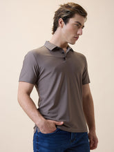 Men's Premium Solid Polo Collar Half Sleeves Regular Fit T-shirt